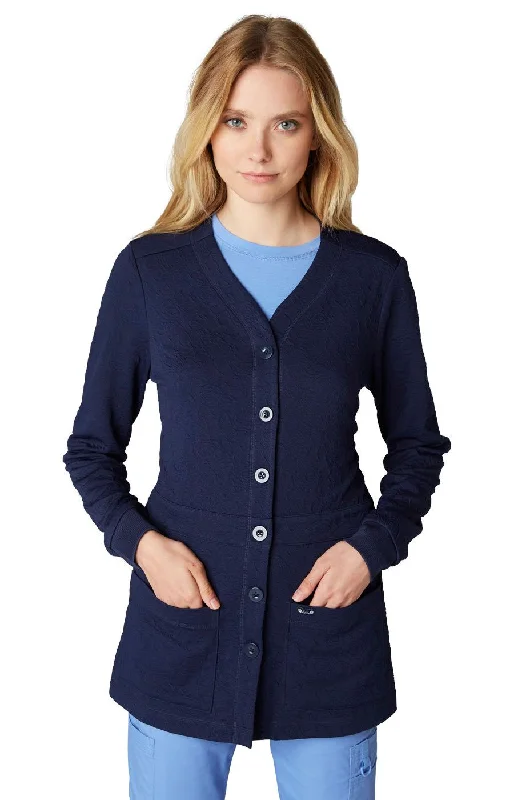 koi Claire Women's 2-Pocket Cardigan Style Knit Jacket