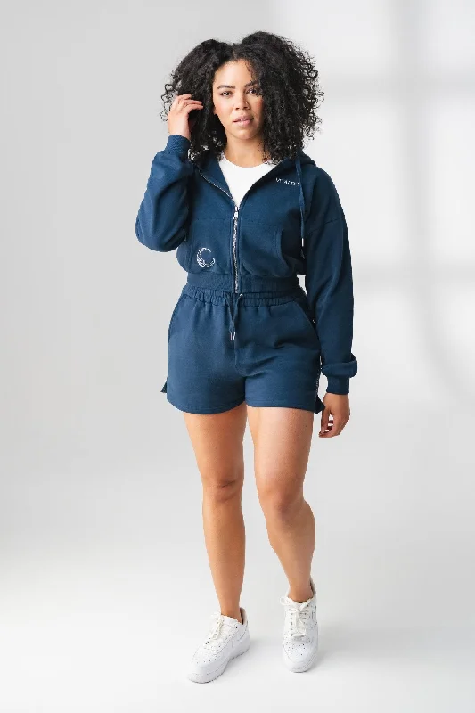 The Mantra Zip - Navy - Moon