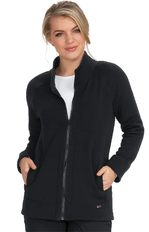 koi Lite Wellness Women's 2-Pocket Super Soft Fleece Jacket