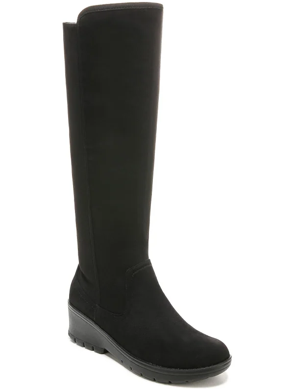 Brandy  Womens Tall Pull On Knee-High Boots