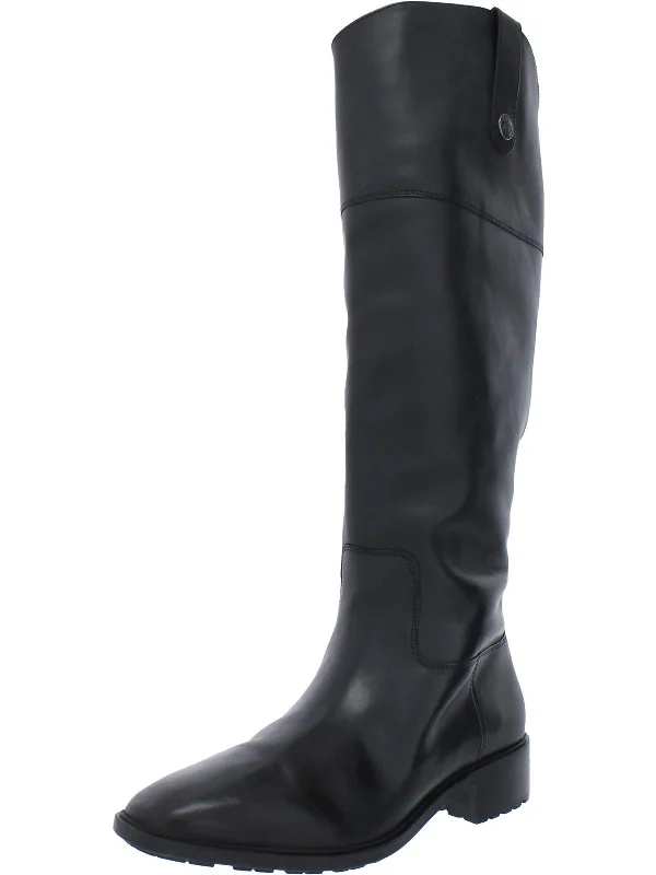 Drina ATH Womens Leather Athletic Fit Knee-High Boots