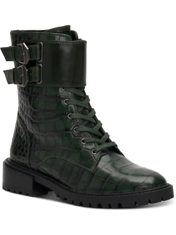 US 7 / deep green glaze croco / Regular