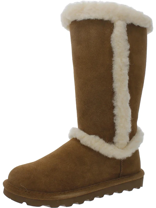 Kendall Womens Suede Cold Weather Mid-Calf Boots