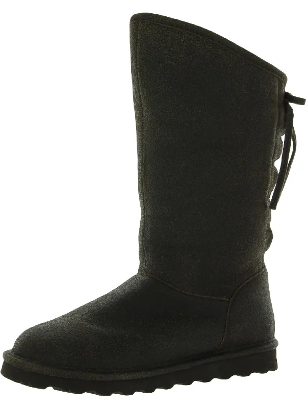 Phylly Womens Suede Cold Weather Winter Boots