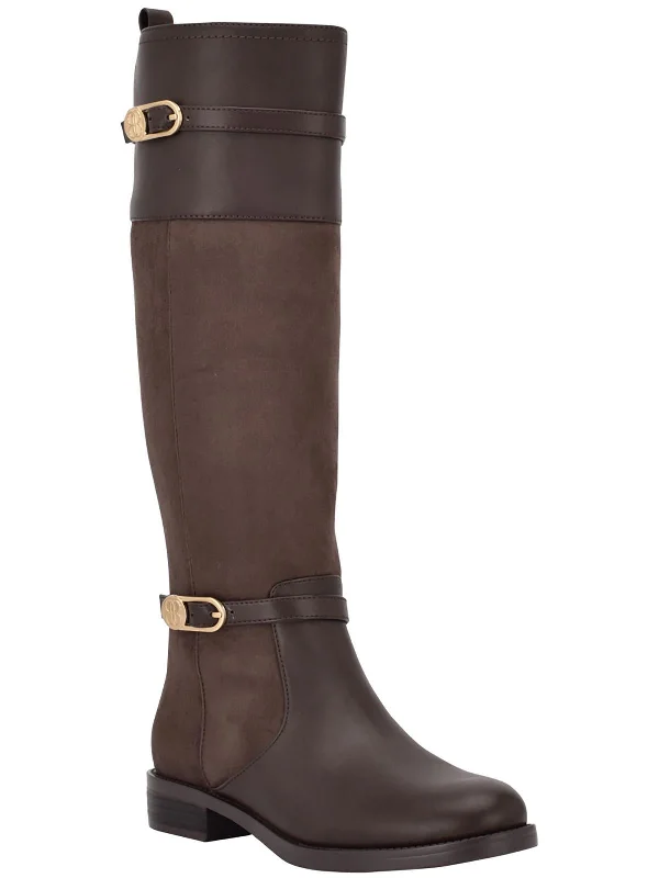 Rynn 2 Womens Tall Buckle Knee-High Boots