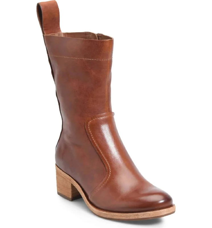 Women'S Jewel Boot in Brown Leather