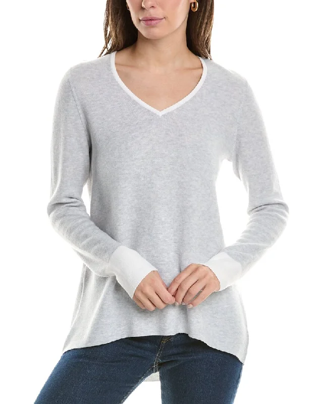 Forte Cashmere Reversible Cashmere-Blend Sweater