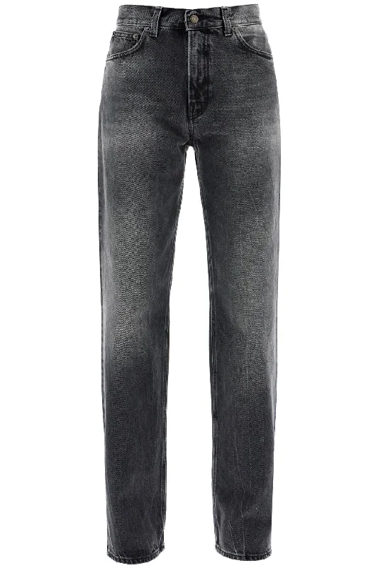 ""korean straight-cut jeans HEW03185DF119 SPIDER BLACK