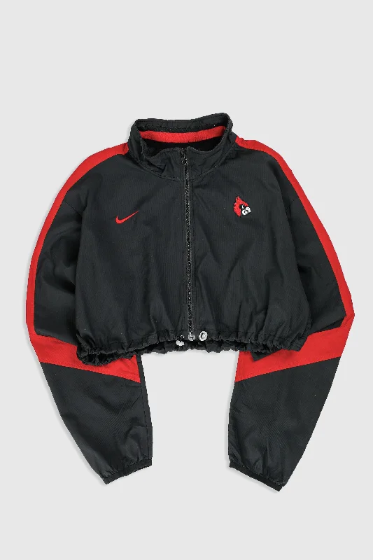 Rework Nike Cardinals Crop Windbreaker - XL