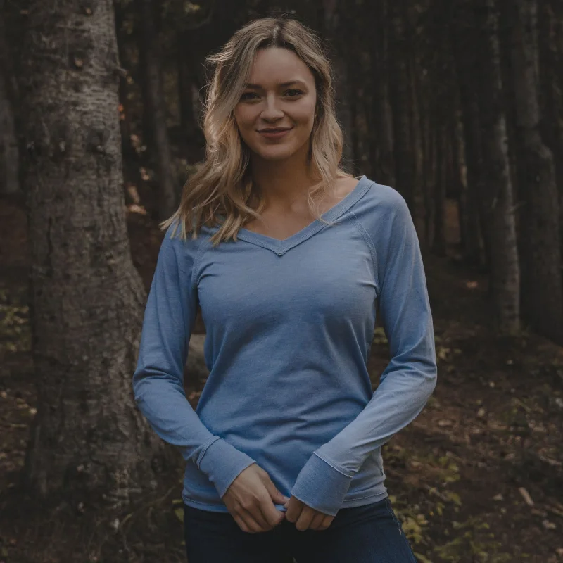 SEAWASH™ Tee - Melanie V-Neck - Long Sleeve