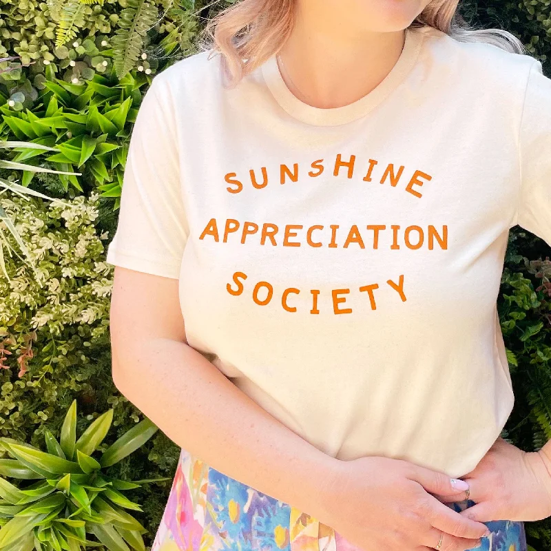 Sunshine Appreciation Society T-shirt Yellow