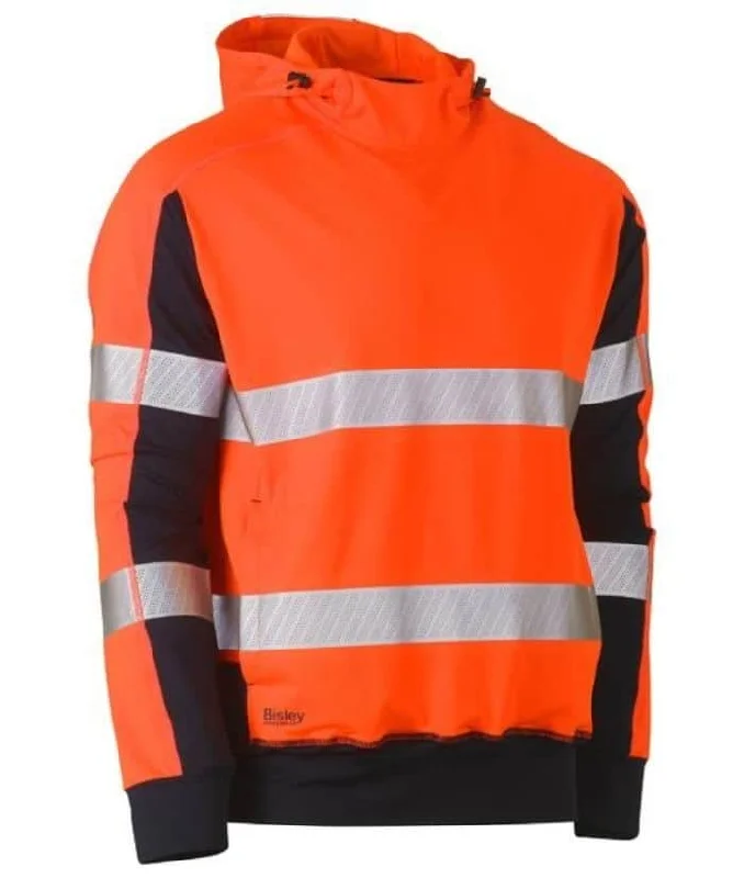 Taped Hi Vis Stretchy Fleece Hoodie