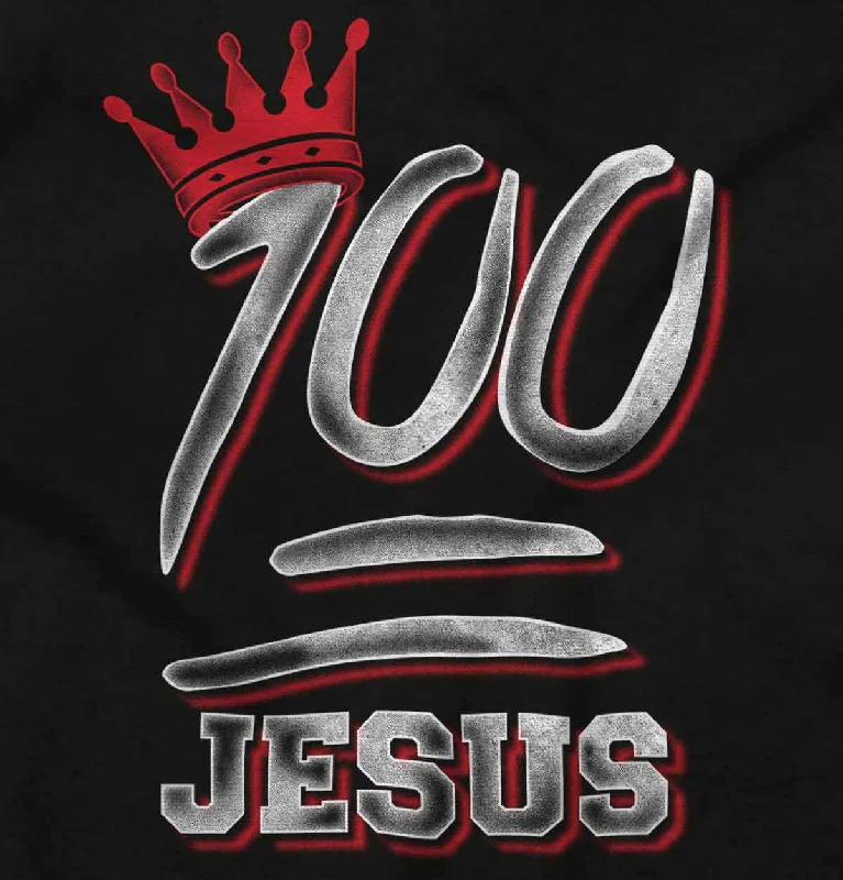 100 Jesus Ladies T Shirt