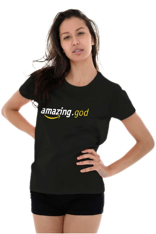 Amazing God Ladies T Shirt