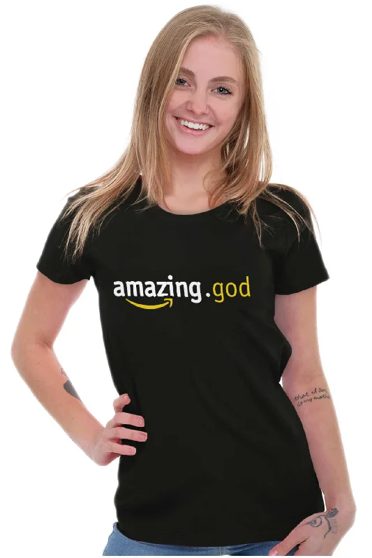 Amazing God Ladies T Shirt