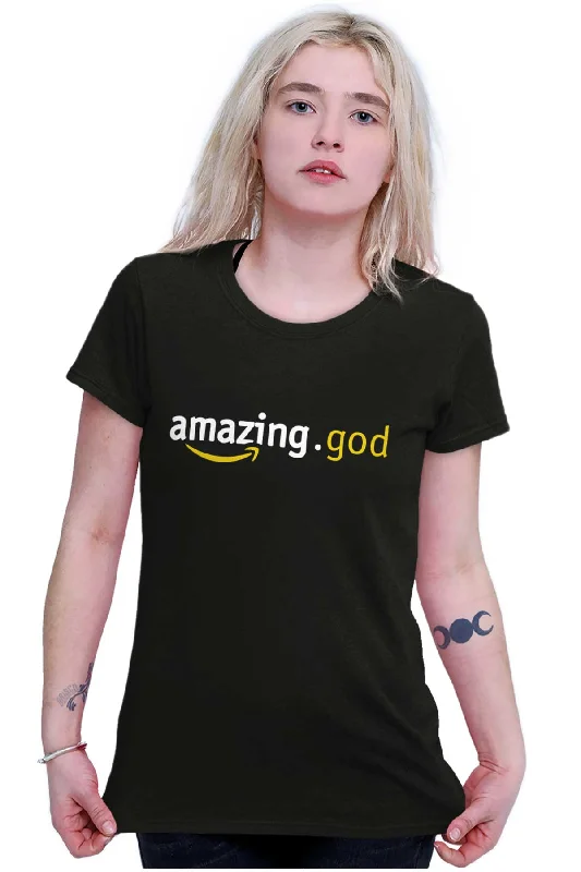 Amazing God Ladies T Shirt