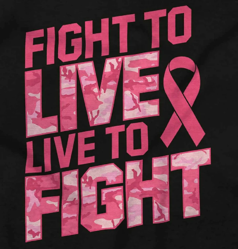 Breast Cancer Awareness Junior Fit V-Neck T Shirt