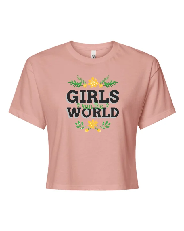 Girls Run The World Ideal Crop Top