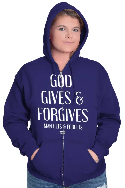 God Forgives Zip Hoodie