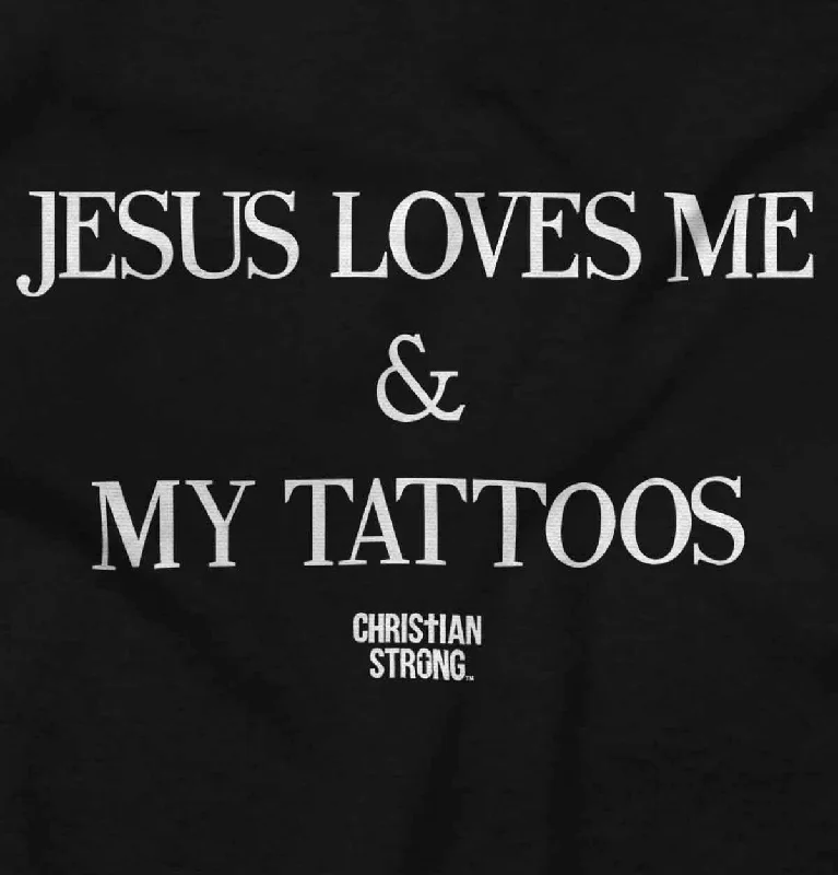 Jesus Loves My Tattoos Zip Hoodie