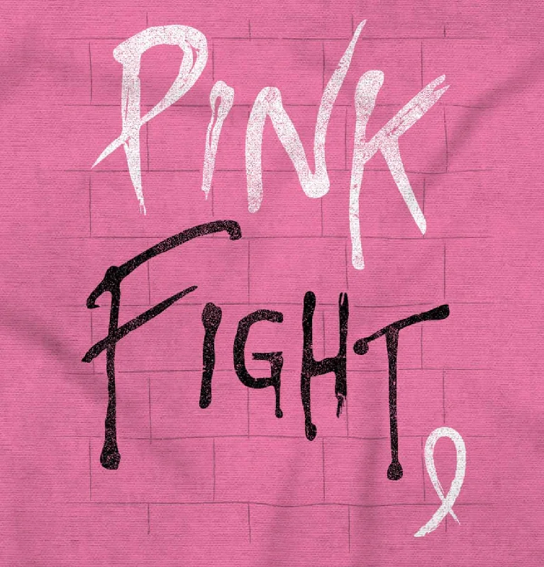 BCA Pink Fight Junior Fit V-Neck T Shirt