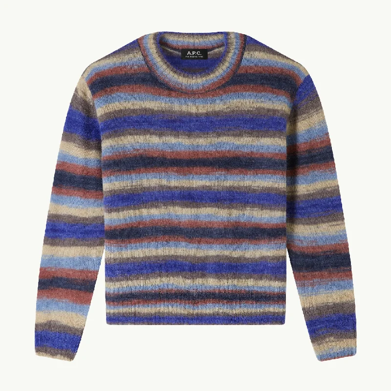 Women's Abby Sweater - Blue Stripe