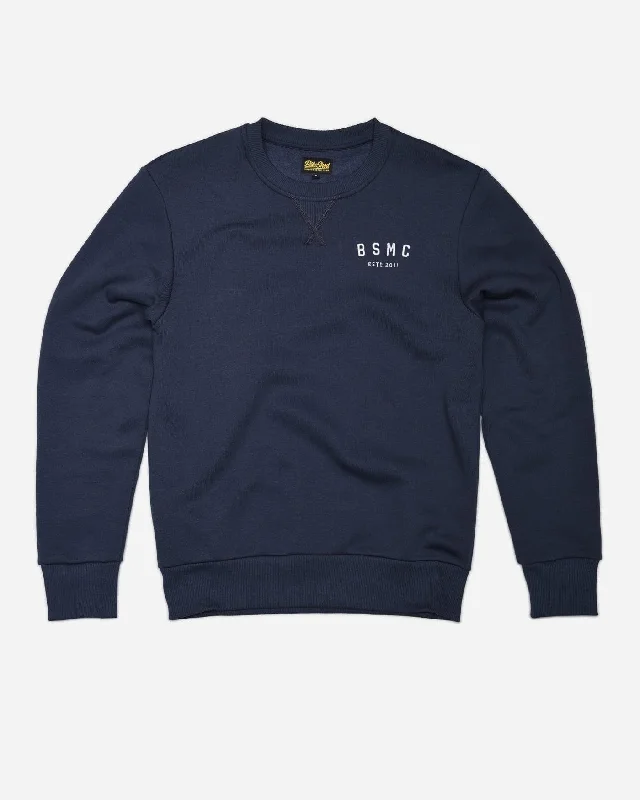 BSMC ESTD. Embroidered Sweatshirt - Navy