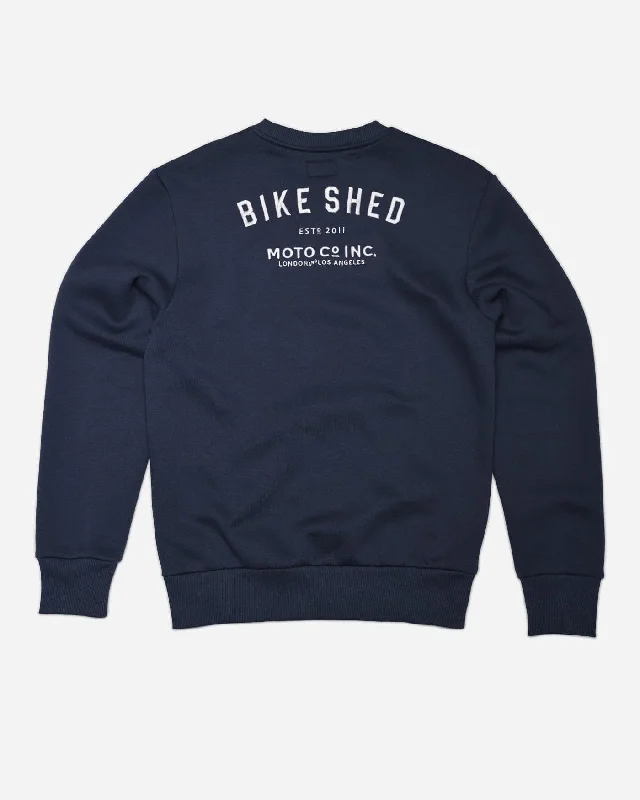 BSMC ESTD. Embroidered Sweatshirt - Navy