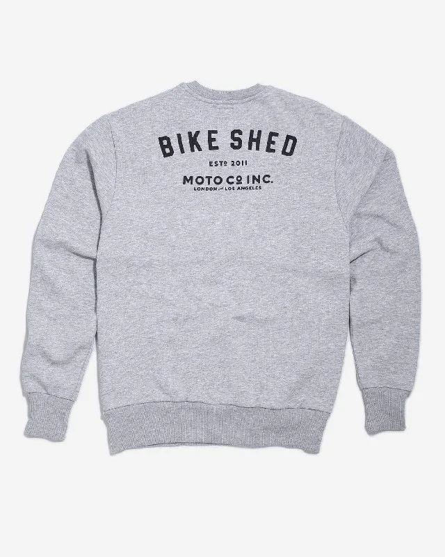 BSMC ESTD. Sweatshirt - Grey Marl