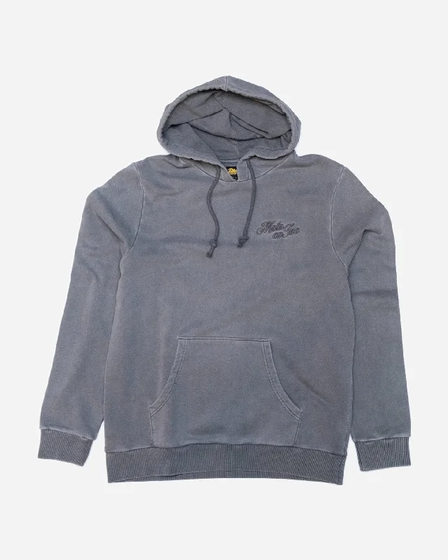 BSMC Moto Co Overhead Hoodie - Washed Grey