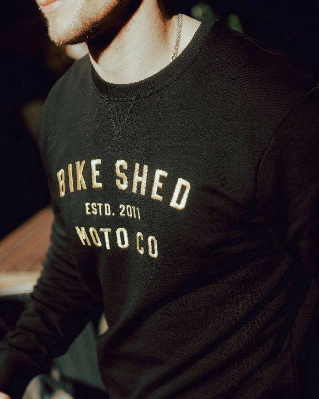 BSMC Moto Co. Sweat - Black/Gold