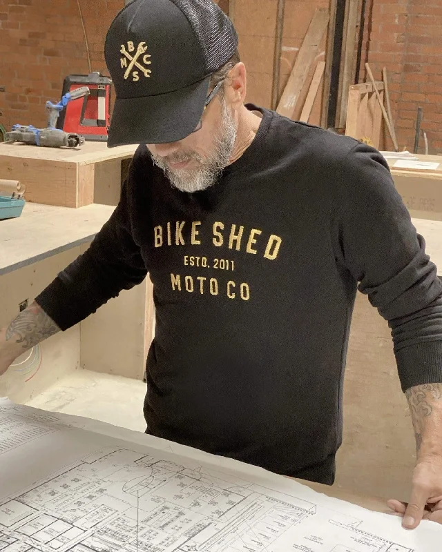 BSMC Moto Co. Sweat - Black/Gold