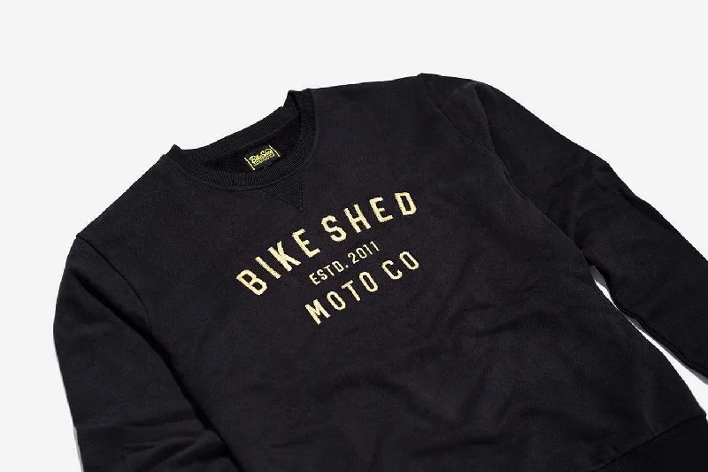 BSMC Moto Co. Sweat - Black/Gold