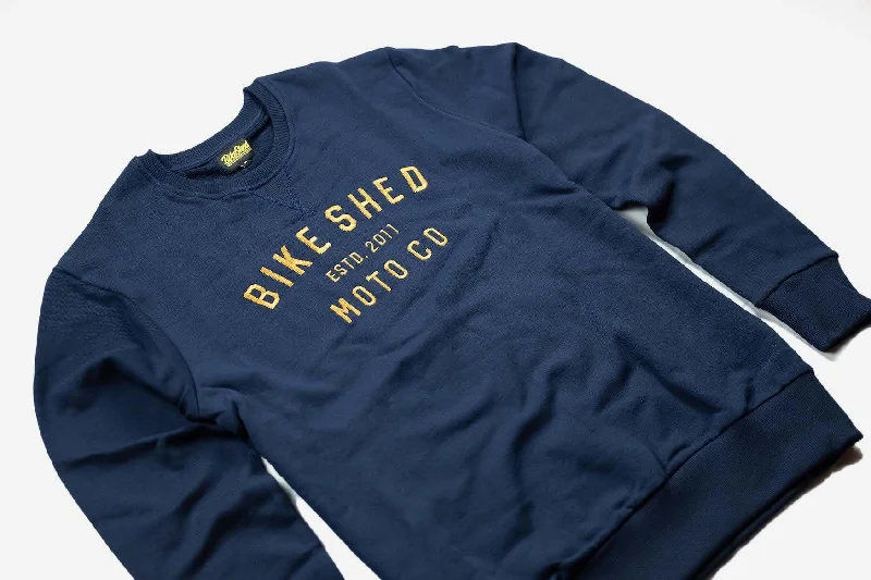 BSMC Moto Co. Sweat - Navy/Mustard