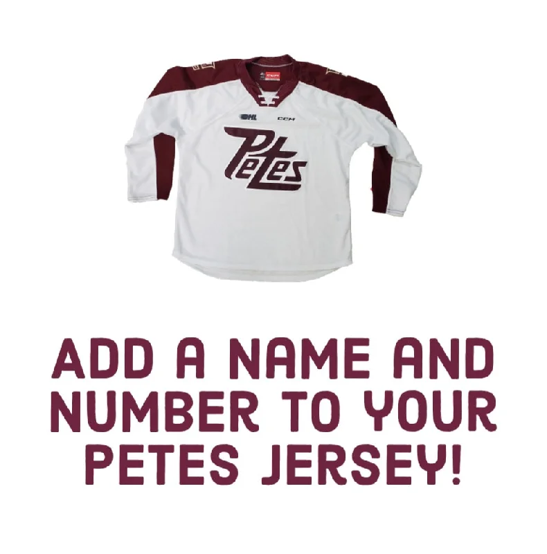 Maroon/white jersey Customization